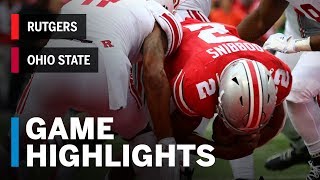 Highlights: Rutgers Scarlet Knights vs. Ohio State Buckeyes | Big Ten Football