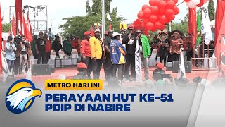 Perayaan HUT Ke-51 PDIP di Nabire