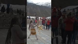 Shiv Trishul Kedarnath Temple Dham #shiv #trishul #mahadev #harharmahadev #shankar #kedarnath #om