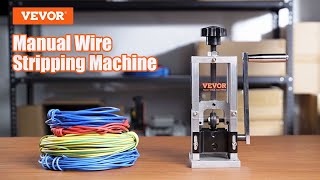 FREE SHIPPING ✈️📦 VEVOR Manual Wire Stripping Machine, 0.06''-1.5''