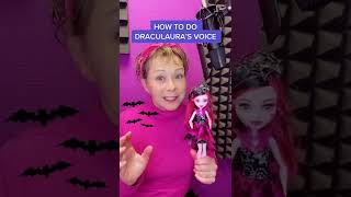 How to do Draculaura’s voice!✨ #monsterhigh #draculaura #fyp #voiceover #cartoons #debiderryberry