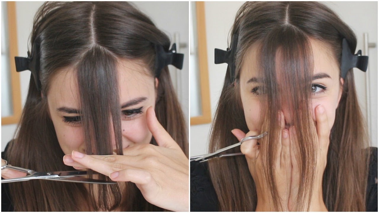 Cutting My Bangs Omg Youtube