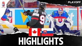 Highlights | Canada vs. Slovakia | 2024 #MensWorlds