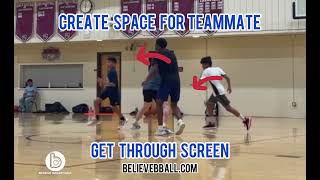 Off ball screen Defense | Believe Basketball