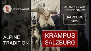 KRAMPUSLAUF IN SALZBURG 2024, GETREIDEGASSE