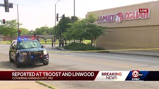 Three wounded following shooting at Family Dollar location at Troost, Linwood in Kansas City