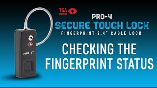 Deleting Fingerprints from the Pro-4  Secure Touch Lock 2.4\