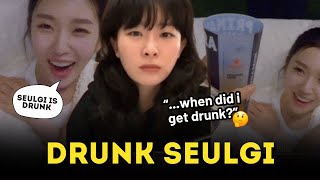 Red Velvet's Seulgi Appeared Drunk During Irene's Vlog #redvelvet #kpop