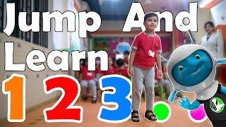 Teach kids to learn Numbers by jumping with Kaju | Number Line | Nayi Disha Games