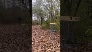 Neon Basket Hit…. #discgolftechnique #discgolf