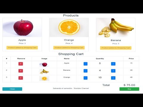 Shopping Cart | Vue.js | BootstrapVue | ES6 | Javascript | Vue CLI ...