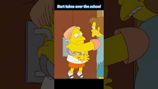 Bart takes over the school. Season 23, Episode 02 #shorts #funny #simpsons