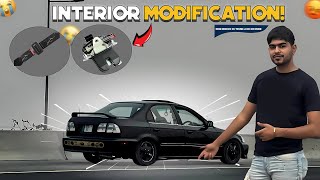 Interior modifications 😍 || seat belts or antenna kharab😭😭