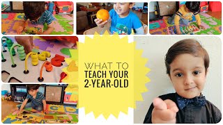 WHAT TO TEACH A 2-YEAR-OLD AT HOME│HOW TO TEACH A TODDLER│ Preschool Prep│