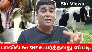 How to increase fat and SNF in milk ||Dr.Jothi Ganth||