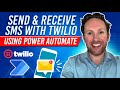 Send & Receive SMS with Twilio using Power Automate