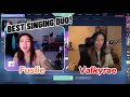 Fuslie & Valkyrae singing ft. NoahJ456