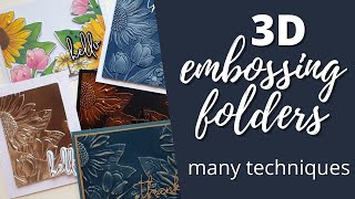 1 embossing folder - many cards  | Introducing NEW Altenew kit