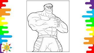 Strong Hulk Coloring | HULK | AVENGERS | Unknown Brain - Candy