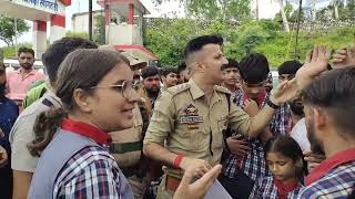 Protest outside NHPC Colony Jyotipuram