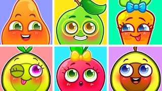 Yes Yes Face Puzzle Song 😄🥰😜 So Many Colors! 🌈 || VocaVoca Karaoke 🥑🎶