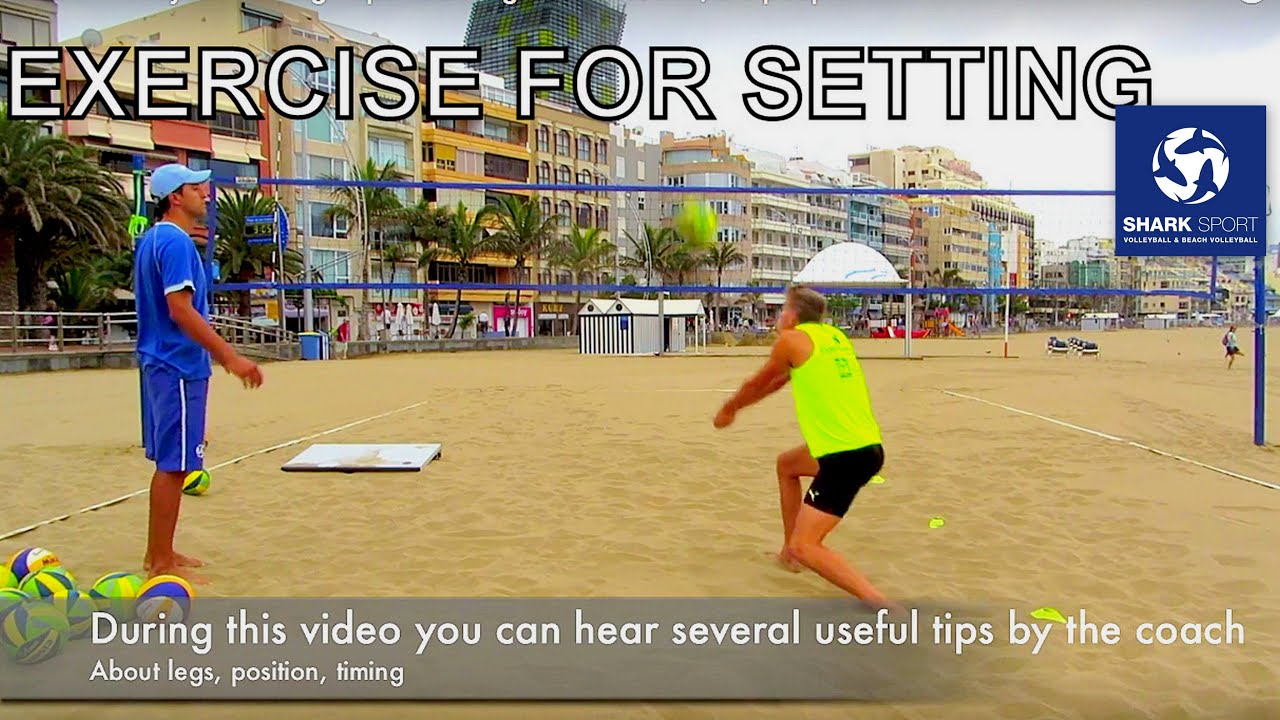 Beach Volleyball Setting - Tips - Training Exercise / Drill. Great Tips ...