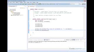 12 Declaring and Using Integer Variables in Java