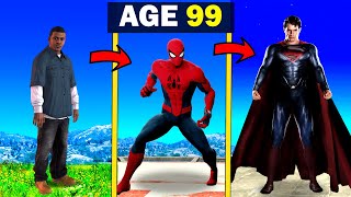 Surviving 99 YEARS As SUPERHERO in GTA 5 (PART-3)