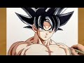 How to Draw Ultra Instinct Goku | Amazing Step-by-Step Artwork!