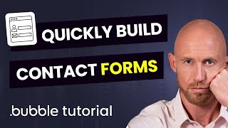 How I Create Contact Forms in Bubble.io – Tutorial