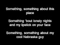 Lady Gaga You and I Lyrics - On Screen For You To Sing Along
