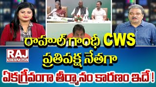 రాహుల్ గాంధీ CWC ప్రతిపక్ష నేతగా ఏకగ్రీవంగా తీర్మానం కారణం ఇదే ! | Rahul Gandhi Appointed as ?