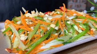 Cách Làm Nộm Rau Cần-Bí Quyết Làm Sốt Siêu Ngon,Nộm Mềm Nhưng Vẫn Giòn Thấm Vị | Bếp nhỏ 365