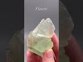 Fluorescent Green Fluorite Crystal