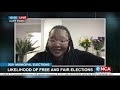 Reaction | Likelihood of free and fair elections