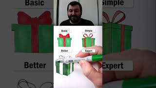 How To Draw Christmas Present🎁