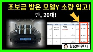 극소량 입고된 보조금 적용된 테슬라 모델Y,  주니퍼 보다 2000만원 저렴하다