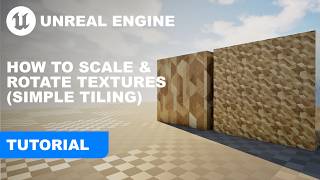 How To Scale & Rotate Textures In Unreal Engine 5 (Simple UV Tiling)