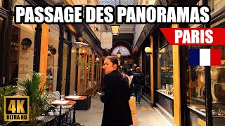 【4K】Passage des Panoramas in Paris 2nd Arrondissement (Ultra HD 60fps)