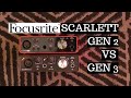 Focusrite Scarlett 3rd Gen vs 2 Gen Interface Comparison (Scarlett Solo Gen 2 vs Gen 3)