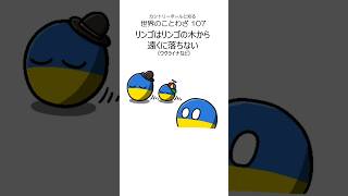 #カントリーボール と知る 世界のことわざ 107 #ポーランドボール #polandball #countryball