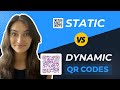 Static QR Code Vs. Dynamic QR Code #staticqrcodes #dynamicqrcodes 😮