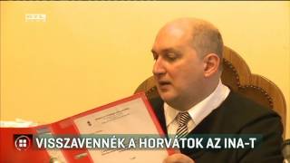 Visszavennék a horvátok az INA-t 2016-12-26