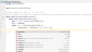 Use Java Parallel Stream to Calculate PI