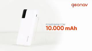 Carregador Portátil  – 10.000 mAh | Geonav