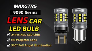 9090 Series 1156 S25 P21W BA15S R5W 7440 W21W XBD Chip LED Turn Signal Light Backup Led Bulb