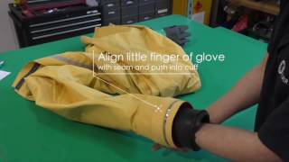 Soft cuff glove change