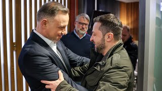 Prezydenci Andrzej Duda i Wołodymyr Zełenski spotkali się dziś w Rzeszowie 🇵🇱🤝🇺🇦