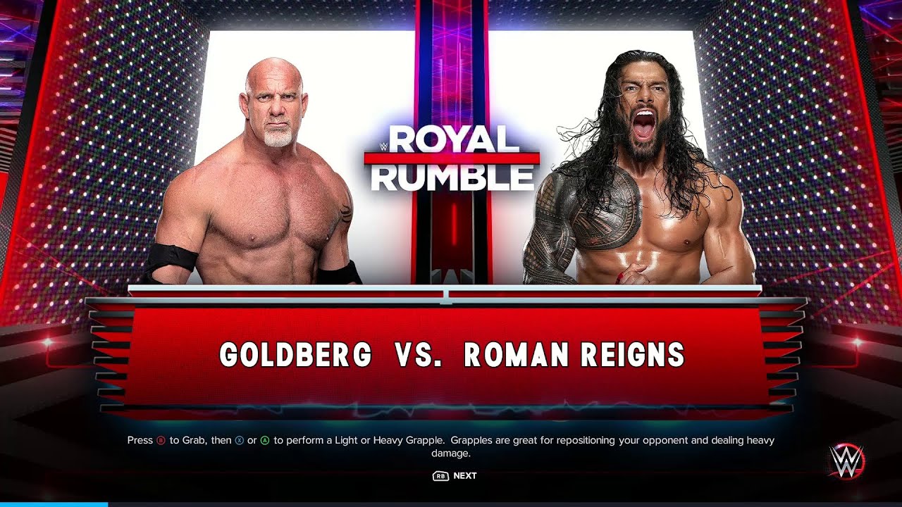 "WWE 2K23 Epic Battle: Goldberg Vs. Roman Reigns!" - YouTube