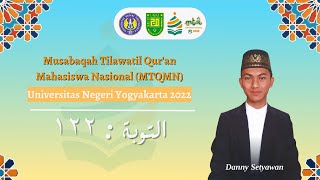 JUARA 2 MTQMN UNY 2022 | Cabang MTQ Putra | Danny Setyawan